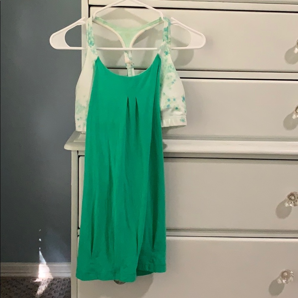 Lululemon tank with built in sports bra